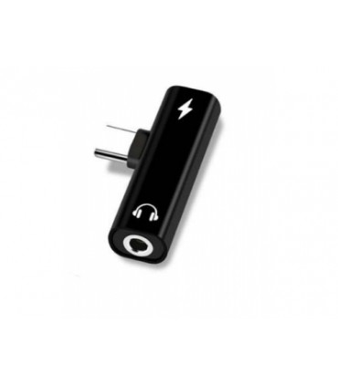 Perėjimas  jungtis USB TYPE C-3.5+TYPEC kštukas-lizdas/lizdas