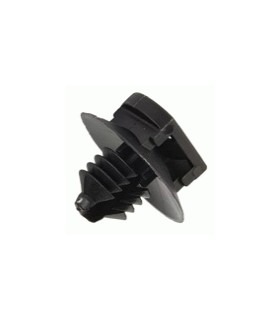 Dirželio laikiklis FTH-7.5, juodas (100vnt) Montavimo pagrindo storis iki 4mm (pvz. skarda) , dirželio plotis iki 5mm.