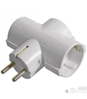 Srovės paskirstytojas 3 lizdų 16A su įžeminimu P00242