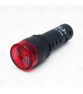 Garsinis signalizatorius AD16-16M/230V montavimo Ø16mm 220VAC 80dB , IP40