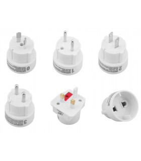 copy of Universalus AC adapteris tinkantis daugumai Europos ir JAV (USA) šalims