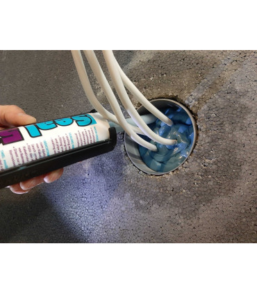 Dielektrinis sandarinimo gelis (žele).Sandarinimui vamzdžių, el. laidų, el.instaliacijai,   ir t.t. 310ml.