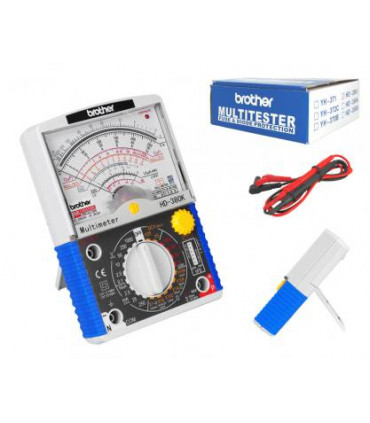 Rodiklinis HD-380 multimetras , įtampos  matavimas, diodų testavimu