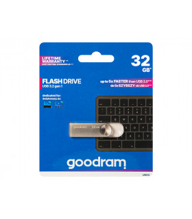 USB ATMINTINĖ 32GB PENDRIVE  GOODRAM UTS2 USB2.0