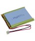 copy of Akumuliatorius prizminis industrinis LP505060 2000mAh Li-Polymer 3.7V + PCM, 5.0x50.0x60.5 mm.