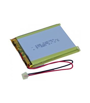 copy of Akumuliatorius prizminis industrinis LP505060 2000mAh Li-Polymer 3.7V + PCM, 5.0x50.0x60.5 mm.