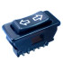 copy of Jungiklis klavišinis 3 padėčių 22x28mm   R535KKBTOFS 15A/250VAC ON-OFF-ON