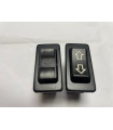 Jungiklis klavišinis, (ON)-OFF-(ON) nefiks, 5k. 20A/12Vdc, 41.4x20.8mm, DPDT, juodas tinka langų pakėlimui