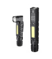 Žibintuvėlis G19, daugiafunkcinis, su magnetu, SMD + COB + Raudona, 200lm, 5+2W, įkraunamas