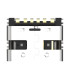 copy of Micro USB lizdas USB 2.0 5 takeliai (SMD) tiesūs kontaktai