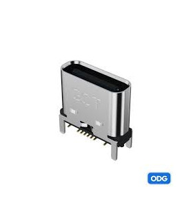 copy of Micro USB lizdas USB 2.0 5 takeliai (SMD) tiesūs kontaktai