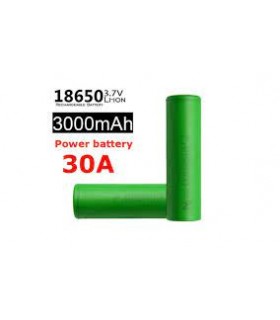 Akumuliatorius  Li-Ion  US18650VTC6M- 30   3000mAh , 3120mAh Li-Ion 3.7V  Ø18.0x65mm