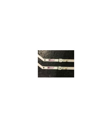 LED pašvietimo juostelių komplektas  2vnt BN96-36235A V5DN-320SM1-R2 ASSY LED BAR P,32FHD SDC_5003,7EA, SAMSUNG R25520 lenktas
