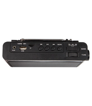 Radio imtuvas AM/FM  ,Bluetooth grotuvas RA9  maitinimas AC230V arba akumuliatorius 18650