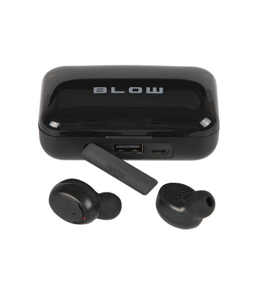 Bevielės ausinės - laisvų rankų įranga Blow BTE500 Bluetooth 5.1 juodos (black)