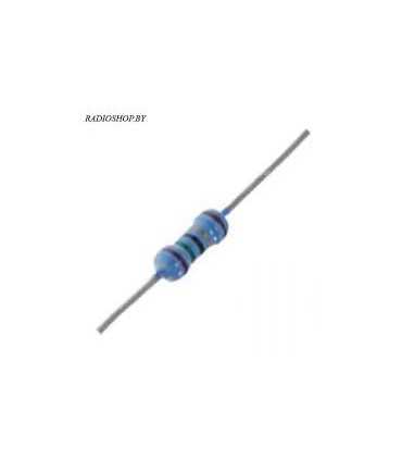 Rezistorius 0.25W 100K 5% 2.3x6,8mm