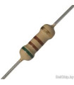 Rezistorius 1W 120kΩ, 1W,5%, Ø0.6x26mm