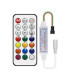 LED  juostos  valdiklis radio RF  pulteliu LED2017 21 mygtuko LED Mini RGB (Dream Color C-8209)