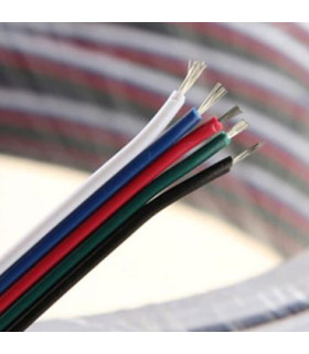 Plokščias lūdytas laidas TLWY 5 gyslų x 0.30mm²