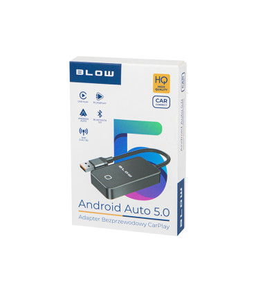 Belaidis CarPlay/Android Auto adapteris AndroidAuto 5.0, galima naudoti kaip laisvų rankų įrangą.