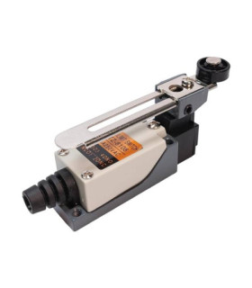 Galinės padėties jungiklisTZ-8108, -5A 250VAC su reguliuojama svirtimi  ir ratuku Ø18mm