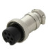 Lizdas mikrofoninis NC6P 516  kabelinis 6k. 16mm, 4A, 125V, IP55