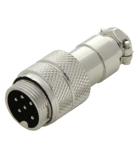 copy of Kištukas mikrofoninis korpusinis 517  NC6P  6kon.. 16mm, 4A, 125V, IP55