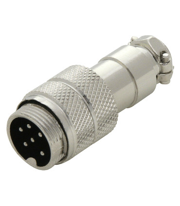copy of Kištukas mikrofoninis korpusinis 517  NC6P  6kon.. 16mm, 4A, 125V, IP55