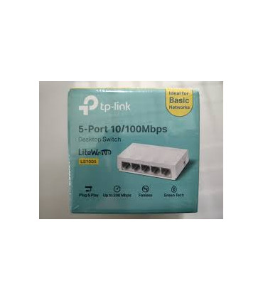 Komutatorius 5xLAN Gigabit 10/100/1000Mbit/s LiteWave