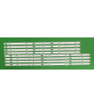 LED pašvietimo juostelių komplektas  SAMSUNG 55 (4L + 4R)  BN96-50315A/BN96-50316A 8vnt ,U579514