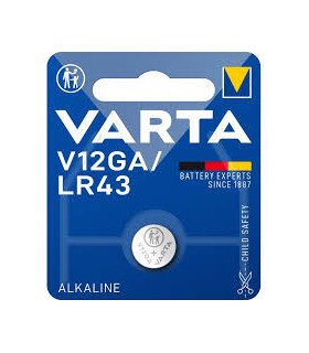 Duracell elementas LR43/AG12  1vnt