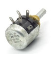 Potenciometras 2x2,2Kom,CP3-30G, 15mm arba 30mm ranknėlė