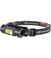 copy of Žibintuvėlis ant galvos įkraunamas 10W LED su 2x18650, 3,7V akumuliatoriais  ir pakrovėju