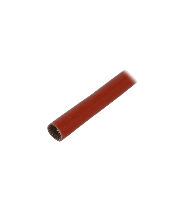 Silikoninis stiklo audinio vamzdelis rudas 6.0mm 1m 4KV 250°C
