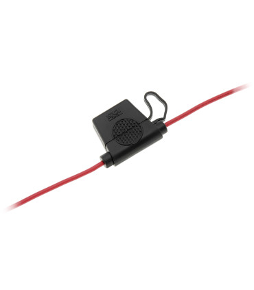 Saugiklio lizdas automobilinis MINI saugikliui 15A/32V su 0.5mm² laidu automobilinei aparatūrai