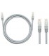 Kabelis UTP CAT5e LAN su 2xRJ45 jungtimis 0.5m