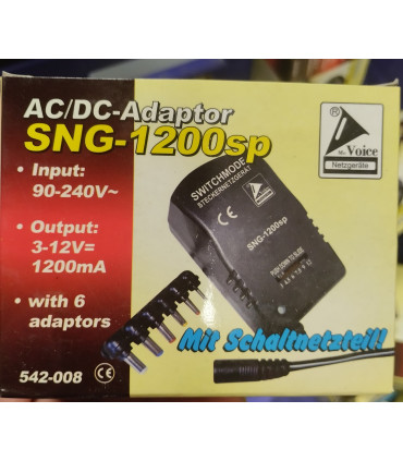 copy of Impulsinis maitinimo šaltinis 3.0/4.5/5.0/6.0/7.5/9.0/12V DC 1.2A