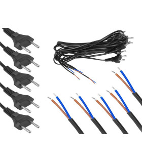 Tinklo laidas  3x0,5mm 1,2m su kištuku