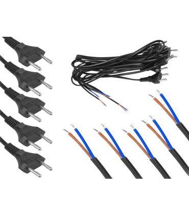 Tinklo laidas  3x0,5mm 1,2m su kištuku