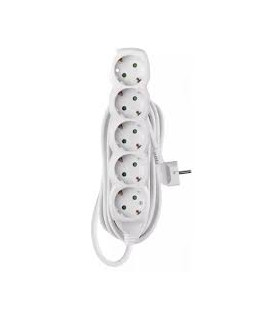 Ilgiklis 5 lizdai 5m . 250V 3x1,5 su įžeminimu