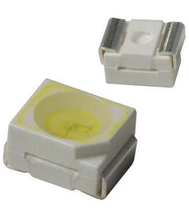 Šviesos diodas 2.8x3.5mm SMD2835 1800...2300(typ)-4500mcd geltonas 70mA, PLCC2