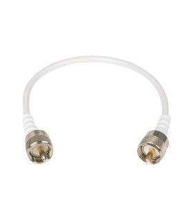 CB antenos kabelis ( SWR stovinčios bangos matavimui ) UHF kištukas-UHF kištukas 30cm