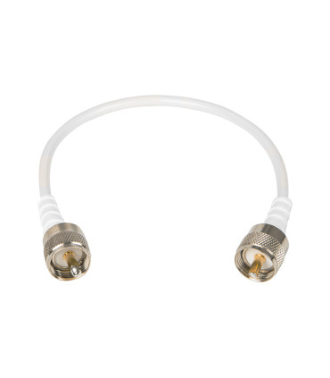 CB antenos kabelis ( SWR stovinčios bangos matavimui ) UHF kištukas-UHF kištukas 30cm