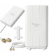 Antena internetui 3G/4G LTE/UMTS/HSPA  1,8-2,2GHz 2x15dBi, 2x15m kabelis, 2xSMA tipo kištukai
