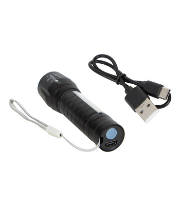 copy of Žibintuvėlis įkraunamas rankinis LED, integruota baterija su dėžute