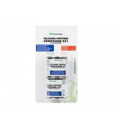 Silikoninis 2-jų komponentų užpildas 100g, skirtas el. prietaisų apsaugai nuo drėgmės -50÷180°C, baltas
