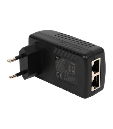 Maitinimo šaltinis PoE injektorius 24W 1xRJ45 , 48V 0,5A