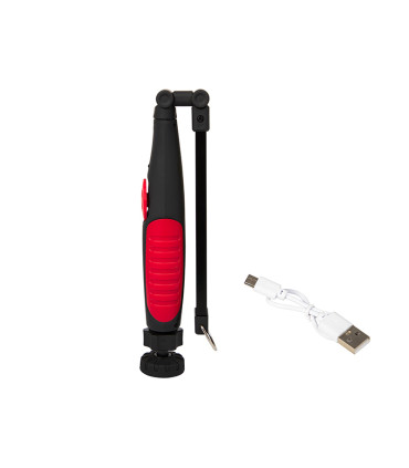 Žibintuvėlis įkraunamas, 7W COB LED 1800mAh, su magnetu