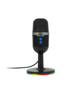 Studijinis mikrofonas su led laikikliu  -50dB, 20-16000Hz,