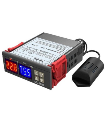 Termostatas STC-3028 - 230VAC drėgmės ir temperatūros reguliatorius  ABC12268